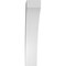 Ekena Millwork 5 1/2-in. W x 16-in. D x 28-in. H Thorton Architectural Grade PVC Knee Brace BRCP055X16X28THR - alternate 4